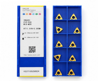 RT11.01N-0.50GM-YBG201 Пластина резьбовая ISO (Метрическая резьба полный профиль 60°)