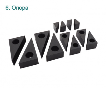 CK-30-58 Набор прижимов со шпильками M30 для фрезерного стола с пазом 36 мм, 58 предметов