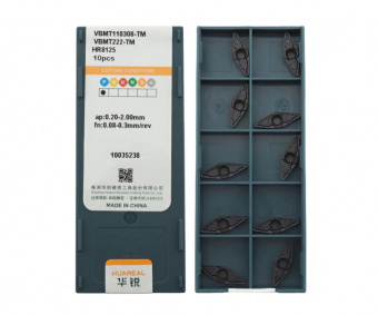 VBMT110308-TM-HR8125 Пластина токарная для стали, получистовая обработка для точения