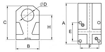 BMT45-EW32x85 Инструментальный блок (MetalCraft) для расточных державок (осевое крепление, тип EW)