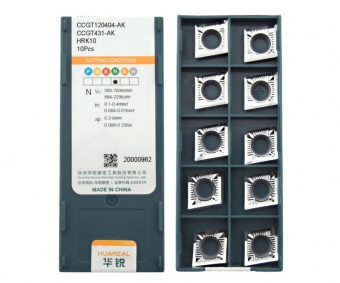 CCGT120404-AK-HRK10 Пластина токарная для точения