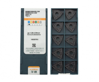 WNMG080408-GM-HR8115 Пластина токарная для стали, получистовая обработка для точения