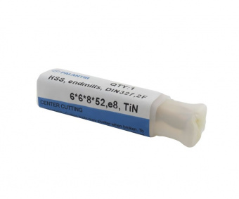 EMP-2F-6x52-HSS-TiN Фреза концевая (PALANTIR) из быстрорежущей стали