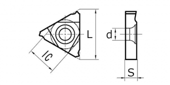 11NR-20Pg DM215 Пластина резьбовая, панцирная  резьба