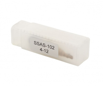 SSAS-102 Ступенчатое сверло по металлу, спиральная канавка, HSS, TIN (4,5,6,7,8,9,10,11,12 мм)