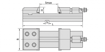 Тиски станочные прецизионные GT200A 200x200 (00131063)