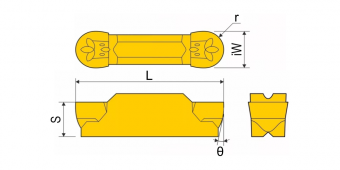 MRGN600-JTK101 Пластина отрезная, канавочная