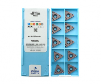 16ER-125ISO-HR52013 Пластина резьбовая ISO (Метрическая резьба полный профиль 60°)