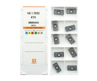 14I-1.75ISO-KTX Пластина твердосплавная для резьбофрез