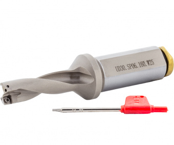 Сверло со сменными пластинами UD30.SP06.160.W25 (MetalCraft)