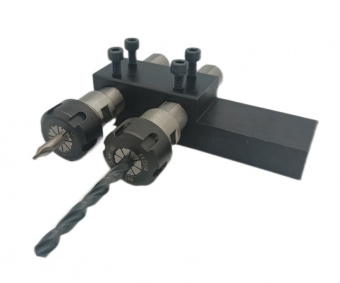 C25-H20-55 Держатель осевого инструмента (MetalCraft) для токарного станка, двойной