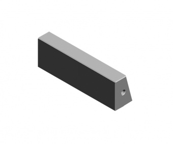 230B-3 Комплект губок быстросменных гладких мягких  тисков StandardFLEX 1А-3 GERARDI