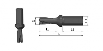 Корпусное сверло SP23-06D-C25-H