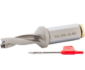 Сверло со сменными пластинами UD30.SP06.155.W25 (MetalCraft)