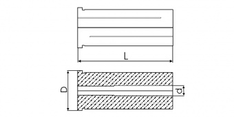 Разрезная переходная втулка D60 - 20 (MetalCraft)