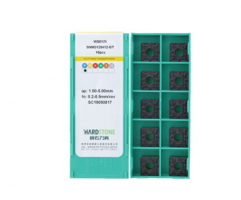 SNMG120412-GT-WS8125 Пластина токарная для стали, получистовая обработка для точения