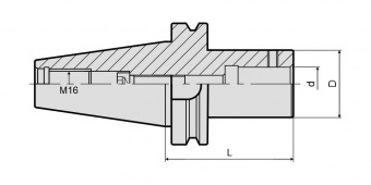 BT50-LBK4-115 Патрон для расточной головки