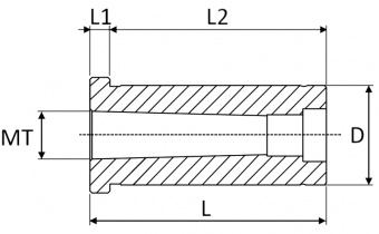 Втулка переходная D32 - MT1 (MetalCraft)